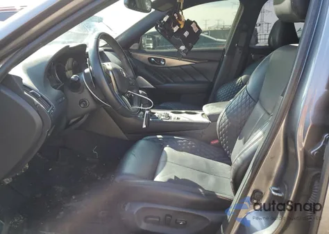 2018 Infiniti Q50 Red Sport 400 from USA, damaged, VIN JN1FV7AR1JM700091